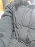 雪中飞女士羽绒服冬季连帽保暖防寒防风潮流时尚纯色简约百搭羽绒衣外套 黑色 M (160) 实拍图