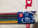 得力（deli）10支HB铅笔经典彩色条纹六角杆铅笔带橡皮头学生书写素描绘图铅笔礼物33431-HB学生开学礼物 实拍图