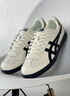 Onitsuka Tiger鬼塚虎男女款复古德训鞋轻便透气运动休闲板鞋TOKUTEN 1183B938 白色/黑色 41.5 实拍图