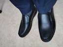 宜驰（EGCHI）皮鞋男商务休闲正装鞋工作耐磨新款鞋子男 8823 套脚款 40 实拍图