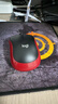 罗技（Logitech）M185鼠标 无线鼠标 办公鼠标 对称鼠标 黑色红边 带无线2.4G接收器 实拍图