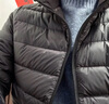 京东京造【air+零压羽绒】轻薄羽绒服男外套冬立领90鸭绒 曜石黑M 实拍图