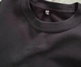 优衣库男装女装柔软圆领T恤/休闲长袖上衣25秋冬新款479783 09 黑色 L 实拍图