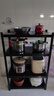 UOEN厨房置物架家用多功能仓储多层落地储物收纳杂物快递橱柜铁货架子 实拍图