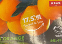 农夫山泉 17.5°橙 净重8斤装 铂金果  赣南地区脐橙 生鲜水果橙子年货礼盒 实拍图