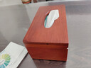 悦木東南 花梨木纸巾盒客厅轻奢高档中式简约桌面抽纸盒实木质雕花纸抽盒 标准款 22x11.5x8.5cm 实拍图