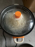 荣事达（Royalstar）电煮锅多功能蒸煮煎炒一体电热锅宿舍学生煮面锅家用电火锅一锅多用途电炒锅炒菜不粘锅插电小电锅 多功能电煮锅【带蒸笼】送8礼 特厚款24cm（适合2-3人） 实拍图