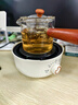 爱仕熊【半价处理】电陶炉围炉煮茶器小型烧水玻璃壶泡茶炉电磁炉电热炉 德国机芯：【仿炭火加热】耐用30年 旗舰品质：雪顶白【节能】 实拍图