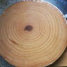 陳州 银杏木砧板实木菜板整木家用案板泰兴白果树菜板原木刀板圆菜墩 【30*5cm】去皮纯圆 小板 实拍图