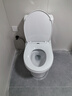 箭牌（ARROW）卫浴大冲力喷射虹吸式防臭节水马桶家用缓降盖板连体抽水坐便器 【T50】易洁无棱大管径12634 305/300mm 实拍图