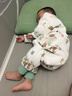 童颜婴儿睡袋秋冬季儿童防踢被竹棉宝宝睡衣空气层分腿睡袋 麋鹿 90码 实拍图