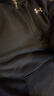 UNDER ARMOUR Rival男子1/4拉链运动休闲卫衣1386016 黑色001 3XL 实拍图