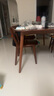源氏木语 实木餐桌现代简约家用饭桌北欧小户型餐厅桌子橡木 胡桃色餐桌1.6米+圆弧餐椅*4 实拍图