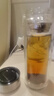 京东京造双层加厚玻璃杯 无铅高硼硅带茶隔水杯304茶隔泡茶杯男士360mL 实拍图