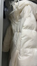 森马（Semir）陈都灵90绒子羽绒服女25冬长款显瘦轻暖连帽防护外套109725113001 实拍图