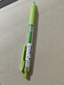 斑马牌（ZEBRA）JJ15 按动中性笔 签字笔 0.5mm子弹头啫喱笔水笔 学生彩色手账笔 浅绿色 实拍图
