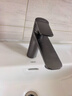 九牧水龙头洗脸盆面盆卫生间冷热出水浴室柜卫浴台盆家用快装32680 【枪灰色】自动除垢 实拍图