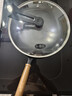 古臻匠锤纹铁锅炒锅无涂层平底圆底氮化不易粘不易锈炒菜家用 圆底 34cm 实拍图