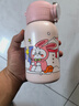 富光儿童保温杯壶男女304大容量带吸管双盖上学小学生水杯子粉色550ml 实拍图