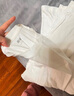优衣库男装女装柔软圆领T恤/休闲长袖上衣25秋冬新款479783 00 白色 XL 实拍图