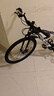 ICOLOUR山地自行车成人男单车减震越野变速公路赛车上班上学学生青少年女 至尊版-辐条轮【黑白色】 26寸21速【身高：160-180cm】 实拍图