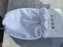 手套女秋冬毛绒可爱纯色套袖羽绒服防污防脏成人上班女款护袖 珍珠毛绒白色 【1双】 实拍图