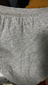 宜而爽【3条装】男士内裤100%纯棉罗纹三角裤男中高腰大码透气短裤衩 实拍图