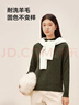 京东京造毛衣女时尚针织衫气质衣服百搭冬外套女 灰色 M 海藻绿 L 实拍图