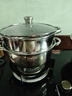 Debo德铂莱纳304不锈钢汤锅双层蒸锅煲汤炖煮熬粥汤奶锅26cm 实拍图