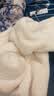 红豆居家女士加绒加厚秋冬睡衣女可外穿保暖家居服 乳酪白 M 165/88A 实拍图