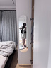 小匠材全身镜穿衣镜贴墙自粘免打孔试衣镜壁挂式家用卧室宿舍镜子30*120 实拍图