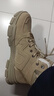 回力(Warrior)男靴加绒保暖马丁靴子男士休闲鞋子男0544 卡其加绒 44 实拍图