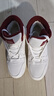 361°板鞋男鞋秋冬季新款青禾加绒保暖百搭经典小白鞋休闲运动鞋子男 羽毛白/黑樱桃【高帮加绒】 42 实拍图