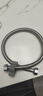 九牧（JOMOO）不锈钢金属冷热进水马桶热水器软管80cm H5688-080101C-1 实拍图