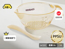 COOKSS婴儿辅食碗新生儿喂水喂奶宝宝研磨碗米粉米糊碗勺软嘴餐具PPSU碗 实拍图