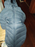 鸭鸭（YAYA）佟丽娅同款轻薄羽绒服女新款秋冬季休闲短款连帽轻便韩版排骨外套 雾霾蓝 L 实拍图