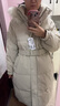 雪中飞2025新款女士中长款抗寒羽绒服防风保暖修身连帽大毛领防寒外套 实拍图