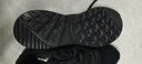 鸿星尔克男鞋运动鞋男减震防滑跑步鞋系带轻便旅游鞋子男士黑色休闲网面鞋 正黑/深冷灰-2113 42 实拍图