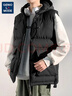 GENIOLAMODE品牌工装棉马甲外套男士秋冬款加厚保暖坎肩宽松连帽马夹背心 实拍图