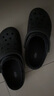 卡骆驰（CROCS）贝雅克骆格保暖拖鞋|205969 黑色-060 36/37(220mm)  实拍图