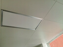 集成吊顶烤漆铝扣板300*600铝扣板厨房卫生间阳台吊顶材料自装 奶油白1.0 双面烤漆330克 含家装超厚实配件（推荐） 实拍图