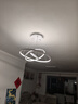 雷士（NVC）餐吊灯现代简约吧台灯北欧吊灯85瓦白色智能全光谱WHDD85F/G-04  实拍图