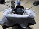 雅迪电动车挡风被电瓶车挡风被冬季加厚电瓶车挡风保暖标准款—灰色 实拍图