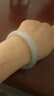 周六福半山半水玉髓手镯深白绿宽条新中式新年生日礼物J1013552 58mm  实拍图