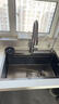 奈田（NTNO）厨房水槽洗菜盆一体盆大单槽纳米304不锈钢阶梯洗碗槽手工洗菜池 68*46-抽拉龙头+洗杯器+净水 实拍图