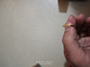 周大福 心心相守开口戒黄金戒指工费160)约1.8g EOF46圣诞礼物 实拍图
