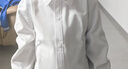罗蒙儿童加绒白衬衫校园服饰款演出服 白色加绒衬衫 130 实拍图