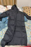 京东京造面包超长款羽绒服运动户外冬加厚保暖外套 黑色 XL 实拍图