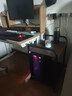 逸朗德放打印机置物架落地放置柜搁物架子可移动办公室桌边电脑主机托架 G316深胡桃+黑双层55*40*65CM 实拍图
