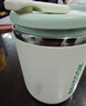 美厨（MAXCOOK）马克杯水杯带盖 304不锈钢保温茶杯咖啡燕麦早餐杯子450ml 薄荷绿 实拍图